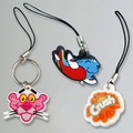 PVC Cell Phone Charms with Standard Nylon String (3/4")